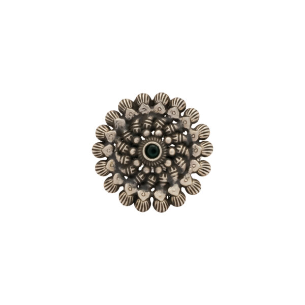 Antique Floral Mandala Brass Knob