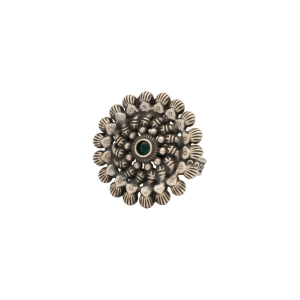 Antique Floral Mandala Brass Knob
