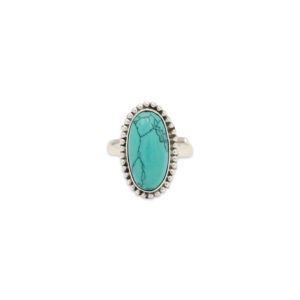 Vintage Turquoise Oval Ring