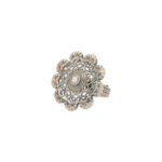 Antique Floral Medallion Brooch