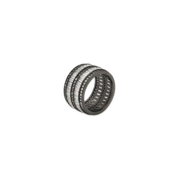 Midnight Luxe Diamond LOOK SILVER Band