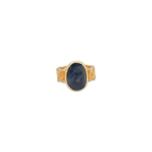 Elegant Midnight Sapphire Ring