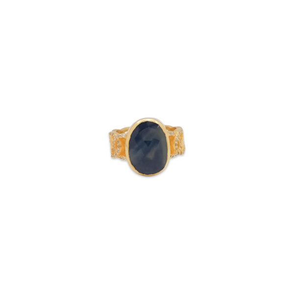 Elegant Midnight Sapphire Ring
