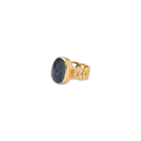 Elegant Midnight Sapphire Ring