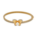 Butterfly Bracelet with Pearl CZ Detailing