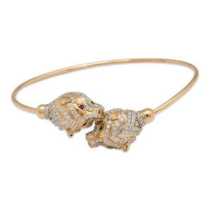 Regal Panther Dual zircon bracelet