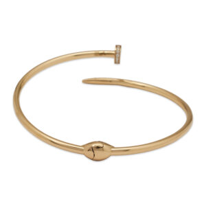 Golden Knot Open Bangle