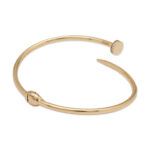 Golden Knot Open Bangle