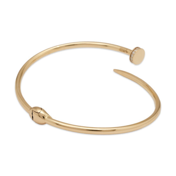 Golden Knot Open Bangle