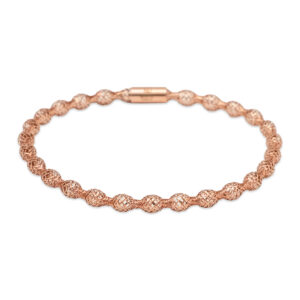 Rose Glow Beaded Bracelet