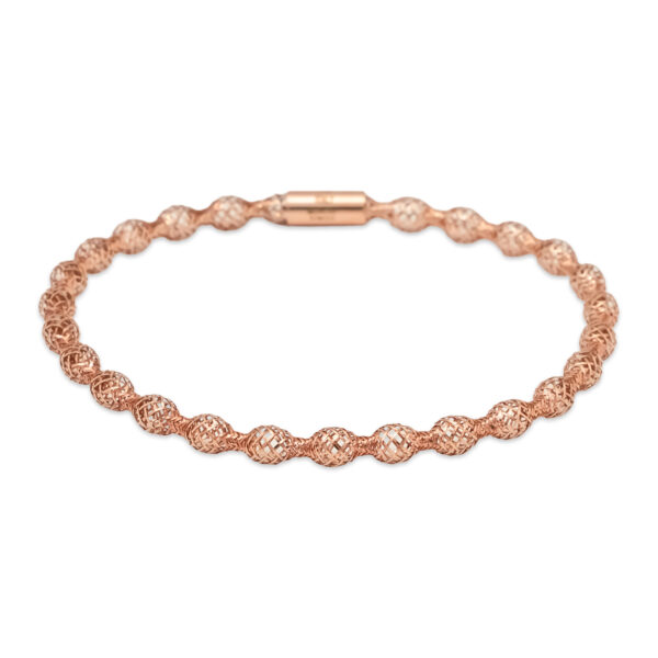 Rose Glow Beaded Bracelet