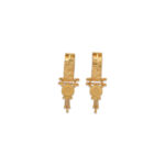 Regal Heritage Gold Drop Earrings
