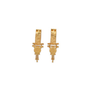 Regal Heritage Gold Drop Earrings