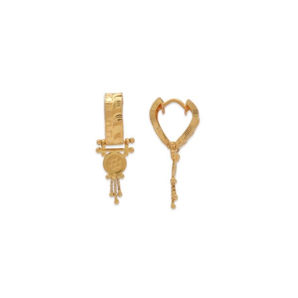 Regal Heritage Gold Drop Earrings