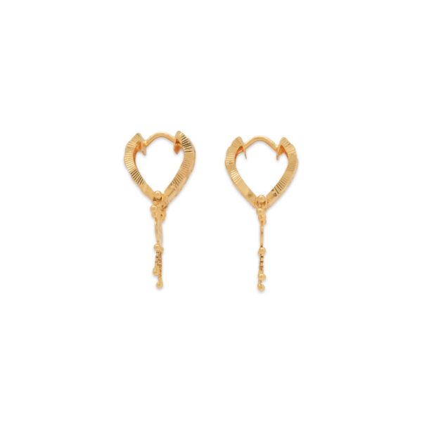 Regal Heritage Gold Drop Earrings
