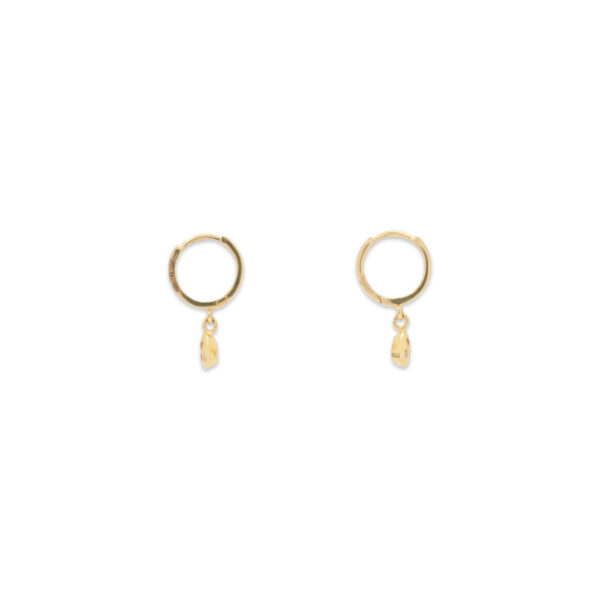Elegant Gold Teardrop Earrings