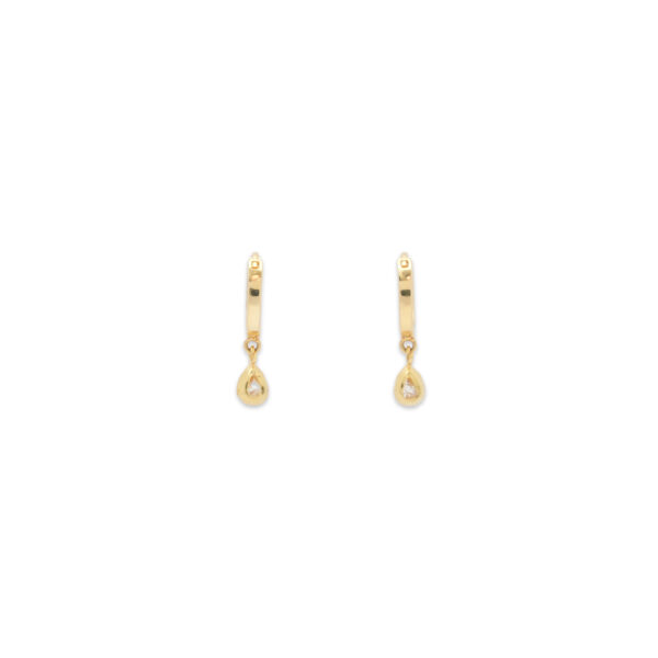 Elegant Gold Teardrop Earrings