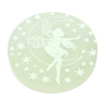 Selenite Fairy Moon Plate – Whimsical Energy Charger