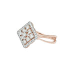 Diamond Elegance Square Ring