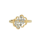 Floral Charm Diamond Ring