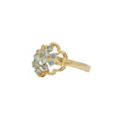 Floral Charm Diamond Ring
