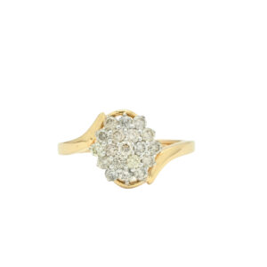 Golden Glow Diamond Ring
