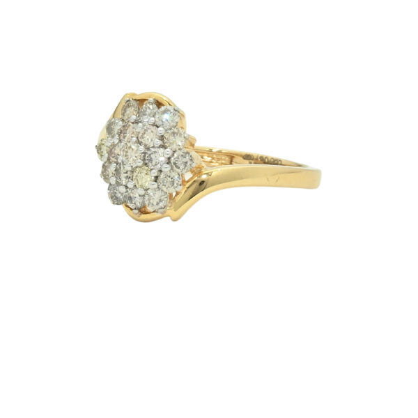 Golden Glow Diamond Ring
