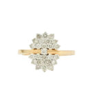 Sparkling Blossom Diamond Ring