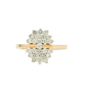 Sparkling Blossom Diamond Ring