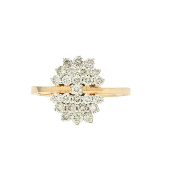 Sparkling Blossom Diamond Ring