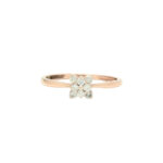 Dainty Floral Diamond Ring