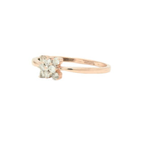 Dainty Floral Diamond Ring