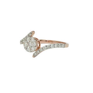 Modern Twist Diamond Ring