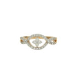 Infinity Sparkle: Diamond Eye Ring