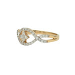 Infinity Sparkle: Diamond Eye Ring