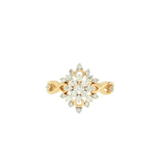 Radiant Starburst Diamond Ring in Gold – Bold & Beautiful