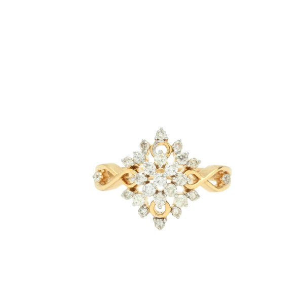 Radiant Starburst Diamond Ring in Gold – Bold & Beautiful
