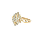 Radiant Starburst Diamond Ring in Gold – Bold & Beautiful
