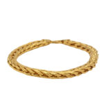Bold Braided Gold Bracelet – Luxe Statement Piece