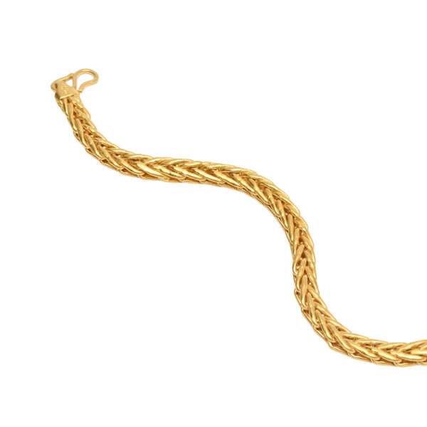 Bold Braided Gold Bracelet – Luxe Statement Piece