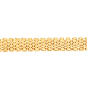 Textured Mesh Gold Bracelet – Elegant Shine