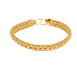 Twisted Rope Gold Bracelet – Bold & Refined