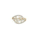 Elegant Leaf Design Diamond Ring – Nature-Inspired Sparkle