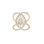 Marquise Sparkle Cage Ring – Bold Meets Elegant