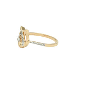 Diamond Dewdrop Ring