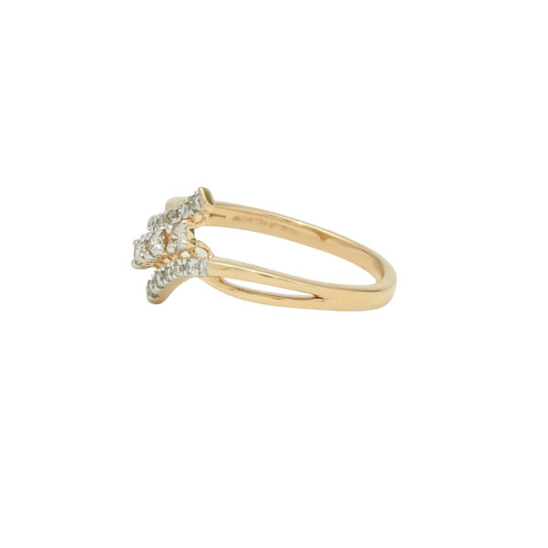 Geometric Glam Diamond Ring