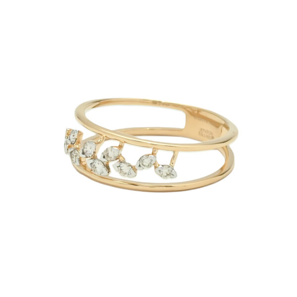 Dangling Diamond Leaf Band
