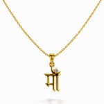 Diamond sleek Maa Pendant