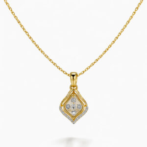 Delicate Diamond five centered Pendant