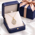 trending teardrop pendant necklace